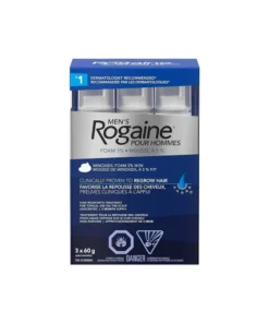 Mens Rogaine Hair Regrowth Treatment Pack of 3 60g