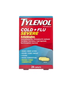 Tylenol Cold + Flu Severe 24 Tablets