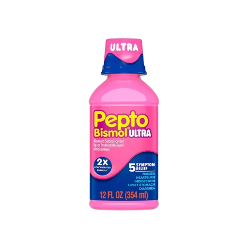 Pepto Bismol Ultra Strength Liquid Original 12 Fl Oz