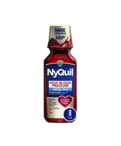 Vicks Nyquil Liquid Cold Cough and Flu Relief High Blood Pressure - 8.0 Fl Oz
