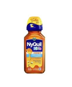 Vicks NyQuil Kids Cold and Cough + Congestion Relief Made with Real Honey for Kids 6+ 8 Oz