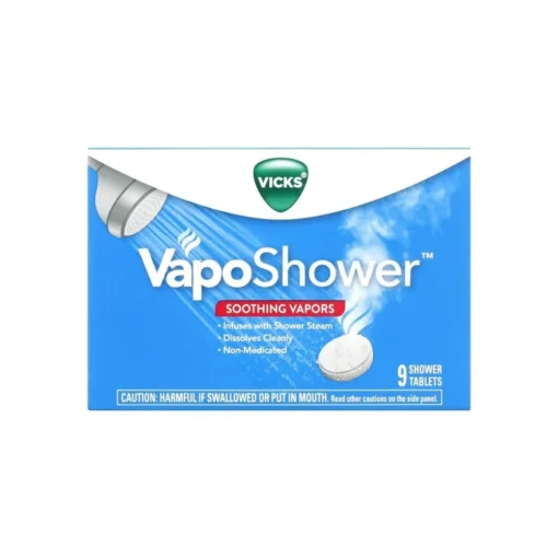 Vicks VapoShower Shower Tablet Shower Bomb Aromatherapy Vapors (9 Ct)