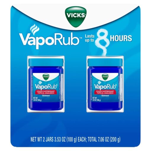 Vicks Vaporub Lasts Up To 8 Hours 100 Gram Each