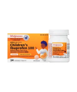 Walgreens Childrens Ibuprofen 100 Mg Chewable Orange 24