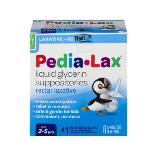 Fleet Pedia-Lax Liquid Glycerin Suppositories - 6 Count