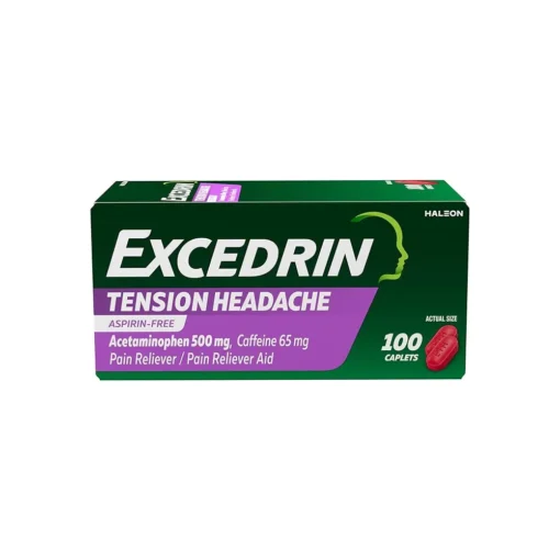 Excedrin Tension Headache Relief Caplets - 100 Count