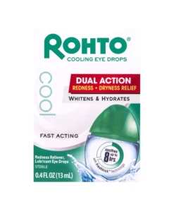 Rohto Cool Redness Relief Eye Drops - 0.4 Fl Oz