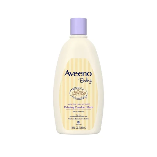 Aveeno Baby Calming Comfort Bath with Lavender & Vanilla - 18 fl. oz