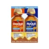 Vicks DayQuil and NyQuil Severe Cold & Flu, Honey, Liquid - 2x12 fl. oz.