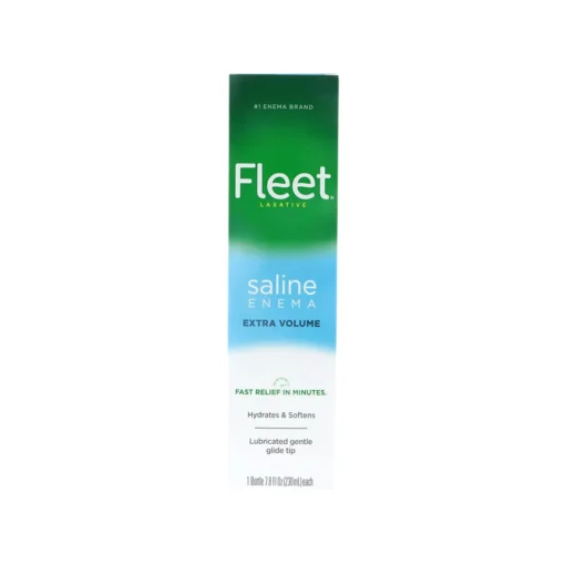 Feet Laxative Saline Enema Extra Volume Fast Relief In Minutes Hydrates & Softens 7.8 Oz