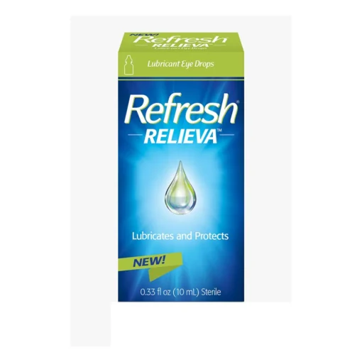 Refresh Relieva Lubricant Eye Drops Preserved Tears, 10 ml