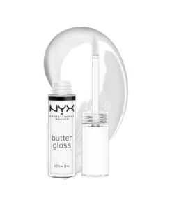 NYX Professional Makeup Butter Lip Gloss - 54 Clear - 0.27 Fl Oz