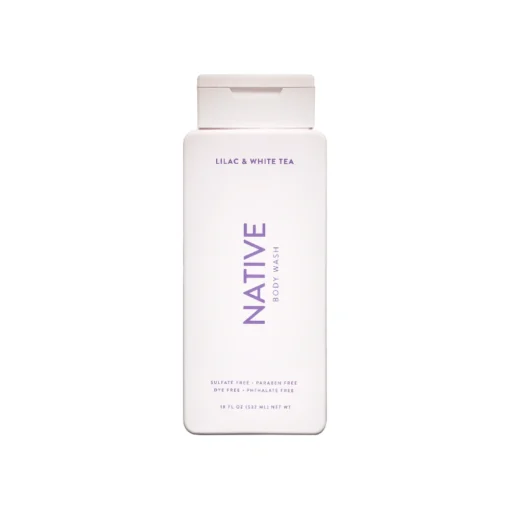 Native Lilac & White Tea Body Wash for Women 18 Fl Oz