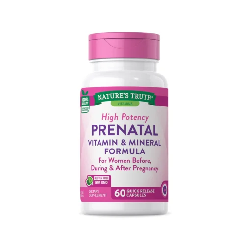 Nature's Truth Prenatal Vitamin and Mineral Formula 60 Capsules