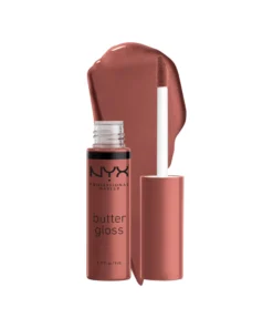 NYX Professional Makeup Butter Gloss Non-Sticky Lip Gloss Praline 0.27 Oz