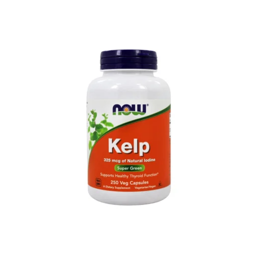 Now Foods Kelp 325 mcg of Natural Iodine Super Green 250 Veg Capsules