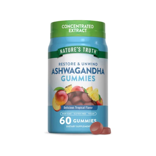 Nature's Truth Restore & Unwind Ashwagandha 60 Gummies