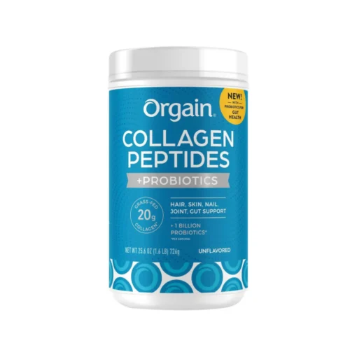 Orgain Collagen Peptides + Probiotics Unflavored 1.6 lbs