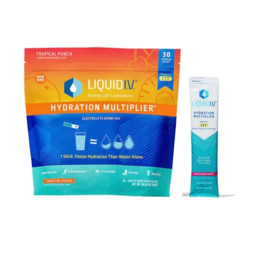 Liquid I.V. Hydration Multiplier Tropical Punch 0.56 Oz 30 Count