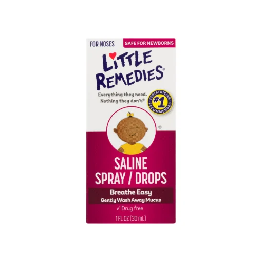 Little Remedies Noses Saline Spray Drops, 1 FL Oz