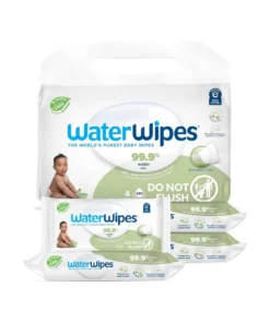 WaterWipes Plastic-Free Textured Unscented 99.9% Water Based Baby Wipes - 240ct