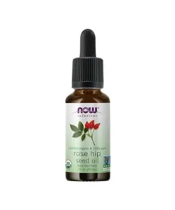 Now Foods Solutions Certified Organic Rose Hip Seed Oil 1 FL Oz (30 ml)