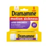 Dramamine Motion Sickness Less Drowsy 8 Count
