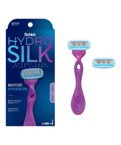 Schick Hydro Silk Razor for Women With 2 Moisturizing Blade Refills