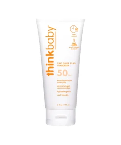 Think Baby Zinc Oxide 23.4% Sunscreen 50 SPF 6 FL Oz