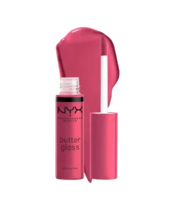 NYX Professional Makeup Butter Gloss Non-sticky Lip Gloss Strawberry Cheesecake 0.27 Oz