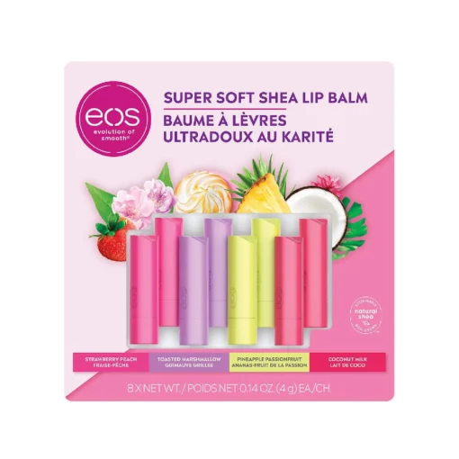 Eos Super Soft Shea Lip Balm 8 Counts