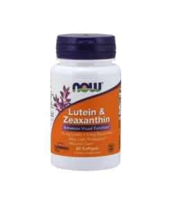 Now Foods Lutein & Zeaxanthin Enhances Visual Function 60 Softgels