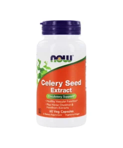 Now Foods Celery Seed Extract, Circulatory Support 60 Veg Capsules