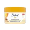 Dove Scrub Crushed Almond & Mango Butter for Silky Smooth Skin Body Scrub Exfoliates & Restores Skin's Natural Nutrients 10.5 Oz