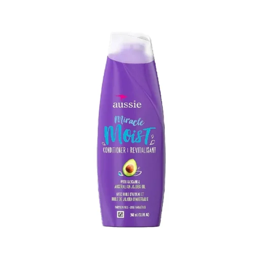 Aussie Miracle Moist Conditioner for Dry Hair, Paraben Free, 12.1 oz