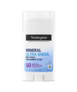 Neutrogena Mineral Ultra Sheer Face and Body Sunscreen Stick Spf 50 1.5 Oz