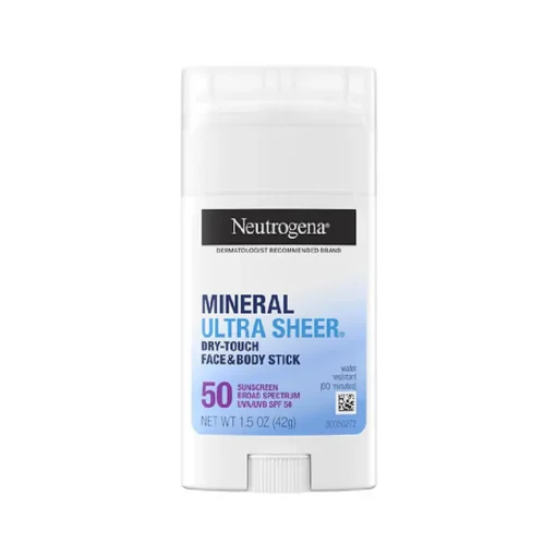 Neutrogena Mineral Ultra Sheer Face and Body Sunscreen Stick Spf 50 1.5 Oz