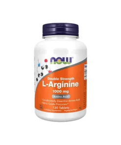 NOW Supplements, L-Arginine 1,000 mg, Nitric Oxide Precursor, Amino Acid, 120 Tablets