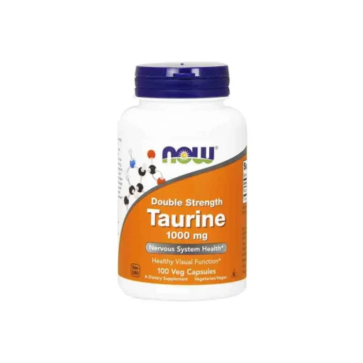 Now Foods Taurine Double Strength 1000mg 100 Veg Capsules