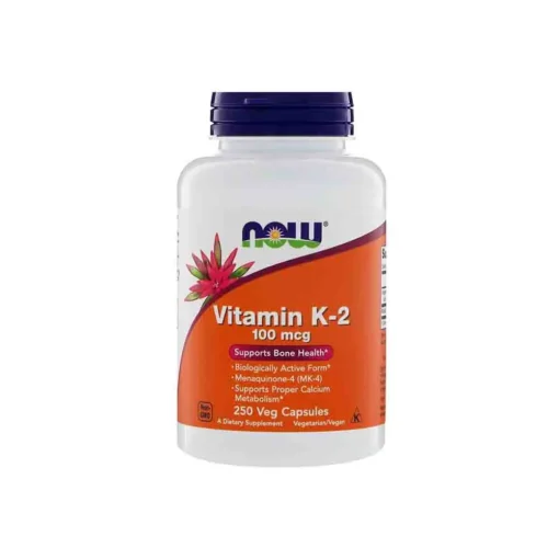 Now Foods Vitamin K-2 100mcg 250 Veg Capsules