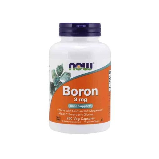 Now Foods Boron 3mg, 250 Veg Capsules