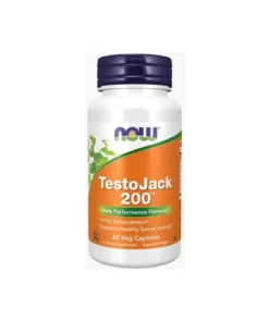 Now Foods TestoJack 200 Male Performance Formula 60 Veg Capsules