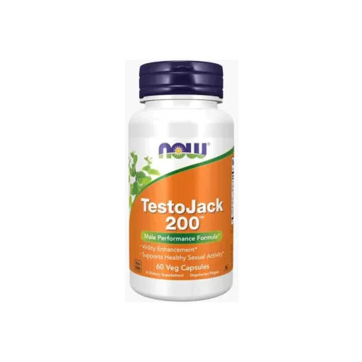 Now Foods TestoJack 200 Male Performance Formula 60 Veg Capsules