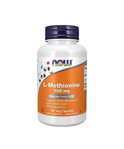 Now Foods L-Methionine 500mg 100 Veg Capsules