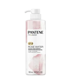 Pantene Pro-V Moisture Shampoo, Blends Rose Water, Sulfate-Free, 17.9 Oz