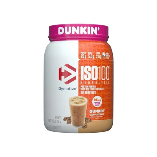 Dymatize ISO100 Hydrolyzed Protein Powder, Dunkin' Mocha Latte, 20 Servings