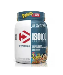 Dymatize ISO 100 Hydrolyzed Protein Powder, Fruity Pebbles 24 Servings 25.7 Oz