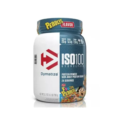 Dymatize ISO 100 Hydrolyzed Protein Powder, Fruity Pebbles 24 Servings 25.7 Oz