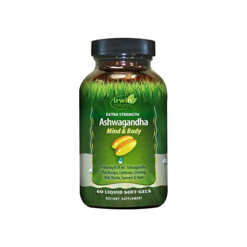 Irwin Naturals Extra Strength Ashwagandha 60 Liquid Softgels