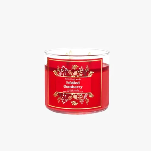 Bath & Body Works Frosted Cranberry 3-Wick Candle